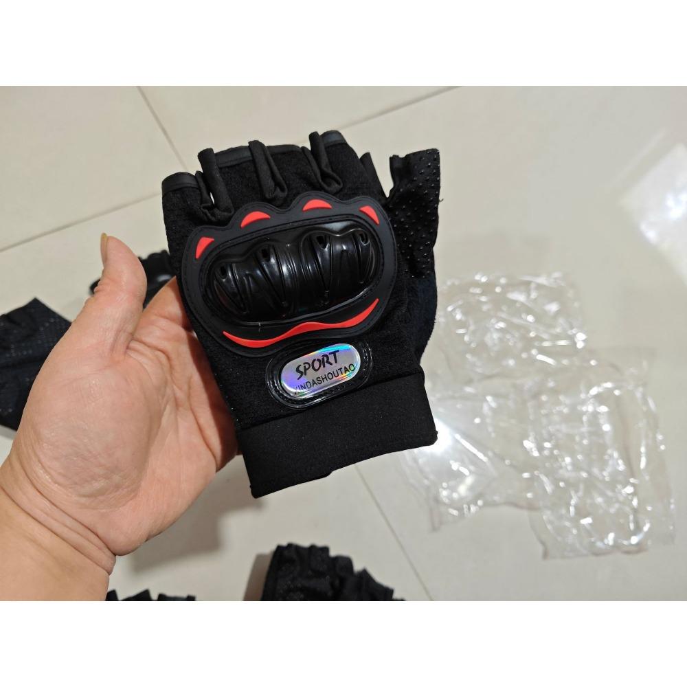 Outdoor cycling locomotive motorcycle long finger gloves