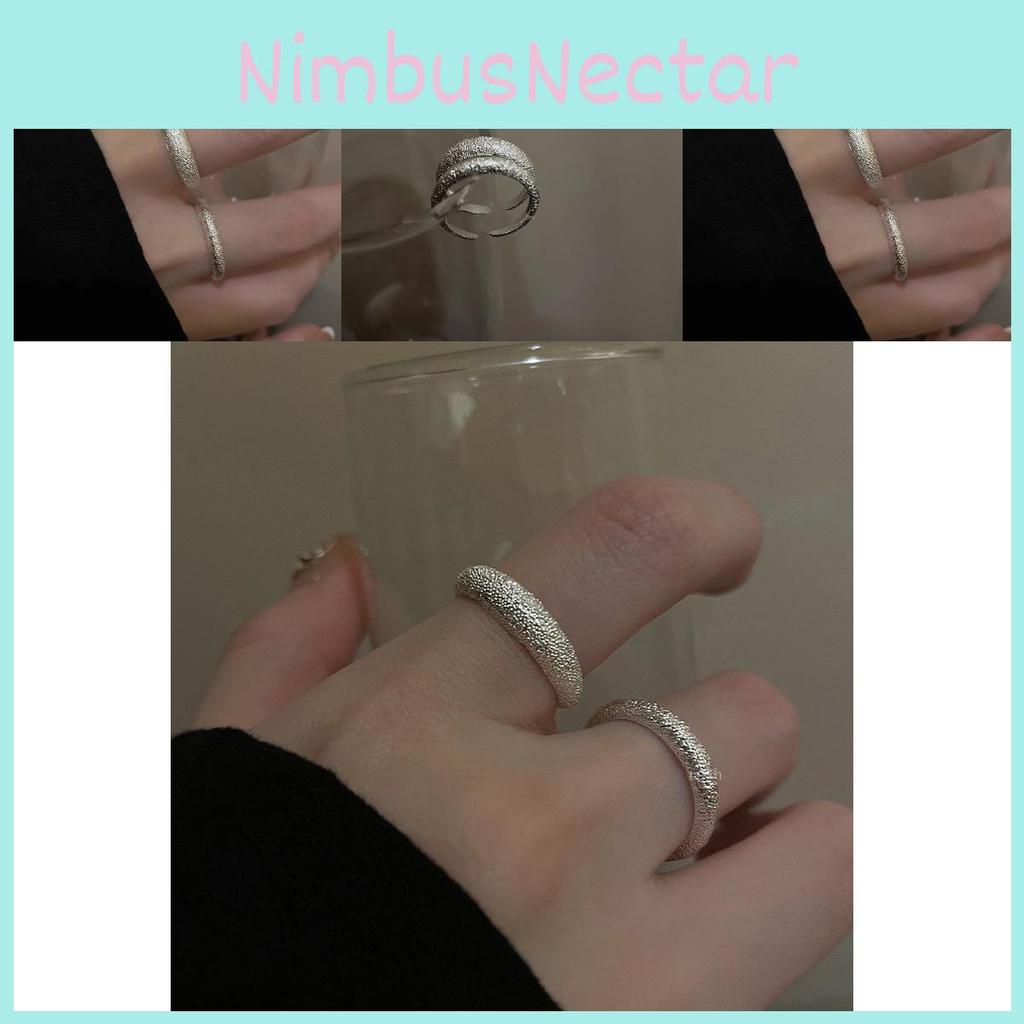 Chic Minimalist Copper Ring For Women Adjustable Open Design Modern Couple's Band