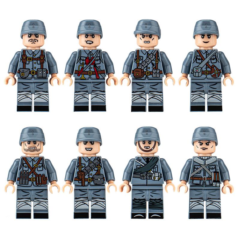 Military Building Block Doll Collection Series Building Block Children'S Toy Assembly