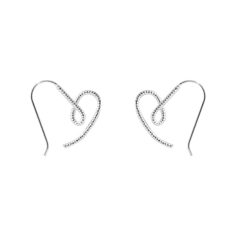 Twisted Heart-Shaped Earrings - Trendy Big Statement for Women