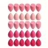 4pcs Assorted Colors Makeup Sponge Powder Puff Dry and Wet Beauty Cosmetic Egg Powder Puff Bevel Cut Make Up Sponge Tools