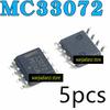 5PCS Original  MC33072 MC33072DR2G MC33072ADR2G SOP8 High Speed, Broadband Op-amp Chip, Operational Amplifier Chip