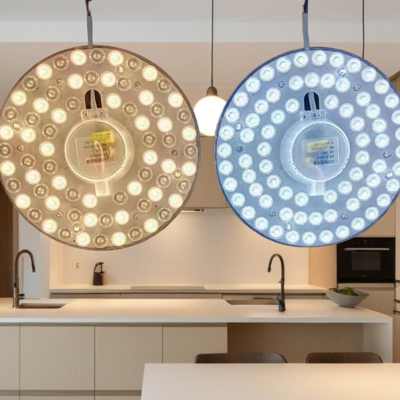 1 Set 12W 18W 24W 36W 48W 72W Led Panel Circle Ring Light Led Round Ceiling Lamp Decoration Ac220V Ceiling Lamp Light Source