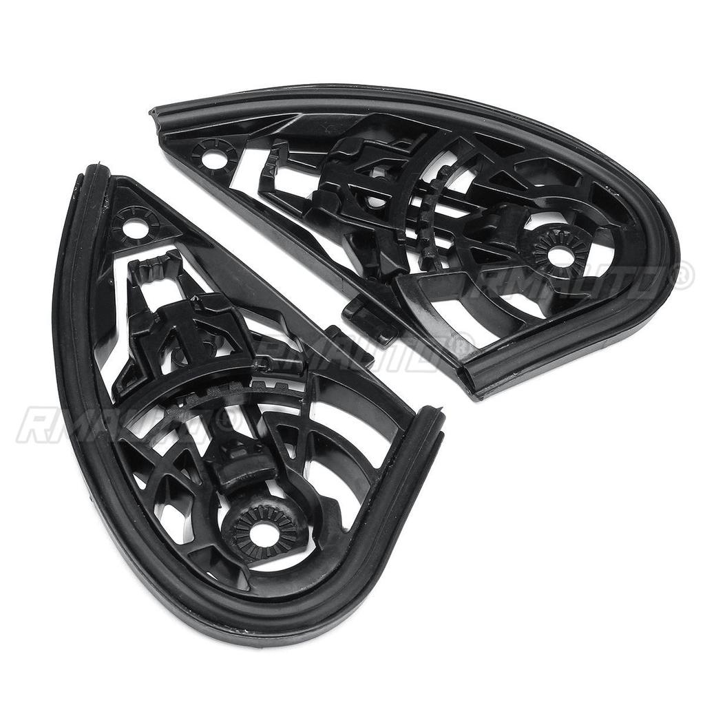 Pair Motorcycle Helmet Visor Shield Gear Base Plate Lens Holder for AGV K1 K3SV K5 / K3 K4