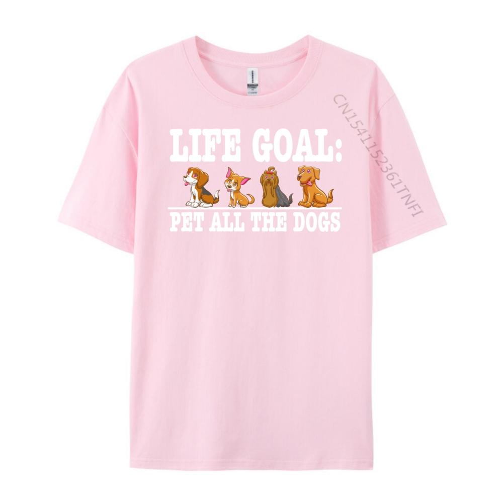 Life Goal Pet All The Dogs Dog Black Graphic Tees Female Free Shipping Clothes Tee Shirt Korean Style