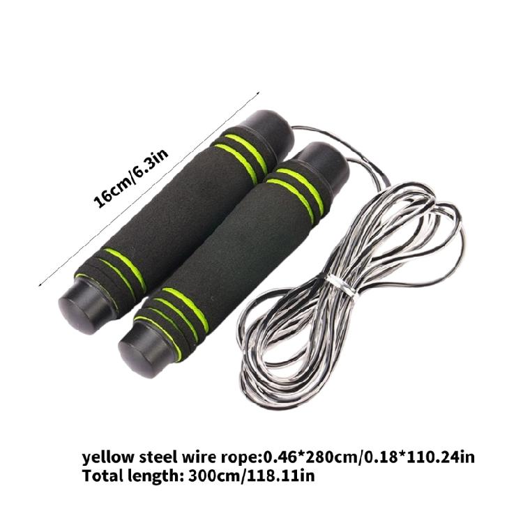 Speed Jump Rope with Foams Handle for Workout School Home Sports, Weighted Jump Rope Skipping Rope with Nonslip Handle
