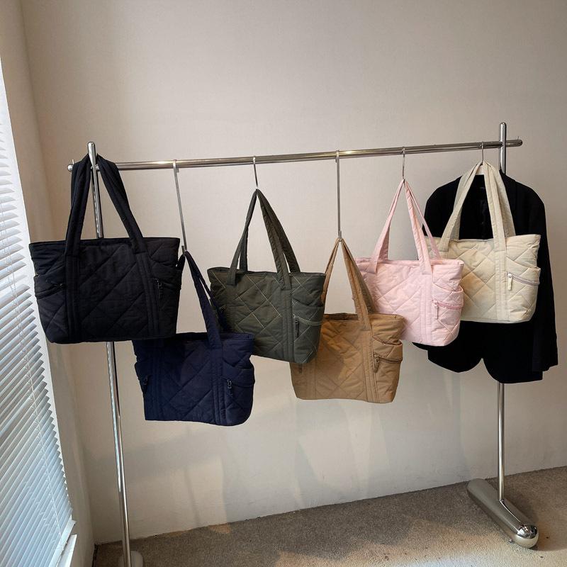 New Fashion Women's Bag Travel Leisure Shoulder Cotton Bag Tote Bag Large Capacity Hand Carry High-end Women's Bag