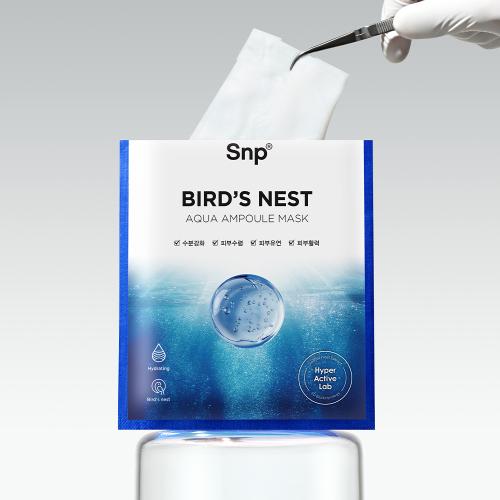 SNP Sea Bird's Nest Aqua Ampoule Mask (10 Sheets)