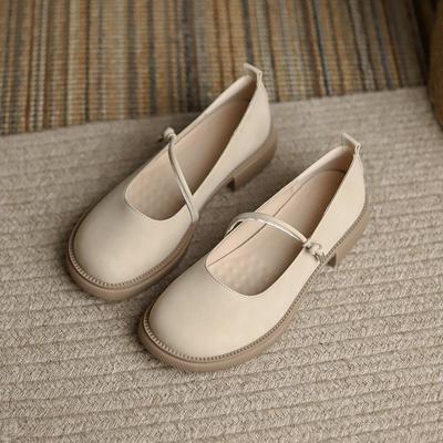 Retro Mary Jane Duftschuhe Sandalen Sommer Damenmode Bequeme neue Schuhe mit runder Spitze.