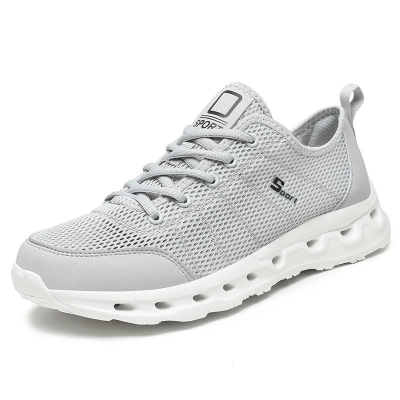 Men's 2021 Summer Casual Mesh Sports Shoes - Breathable, Outdoor, and Driving-Ready.