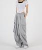 UMM Big Pocket Cargo Wide Drawstring Jogger Training Pants 2 Colors