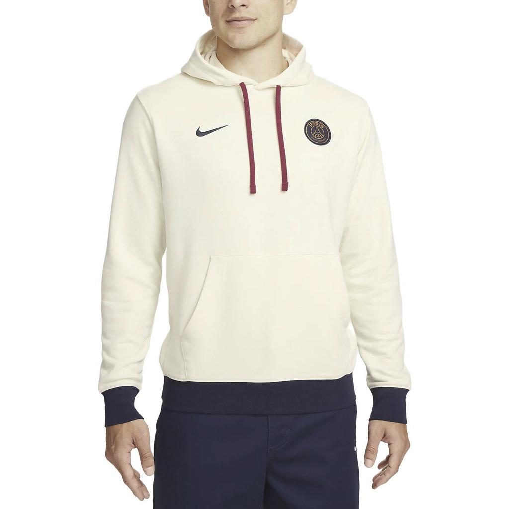 Nike Logo Embroidered Hooded Long Sleeve Casual Sweatshirt Men sweatshirt Beige DV4963-113