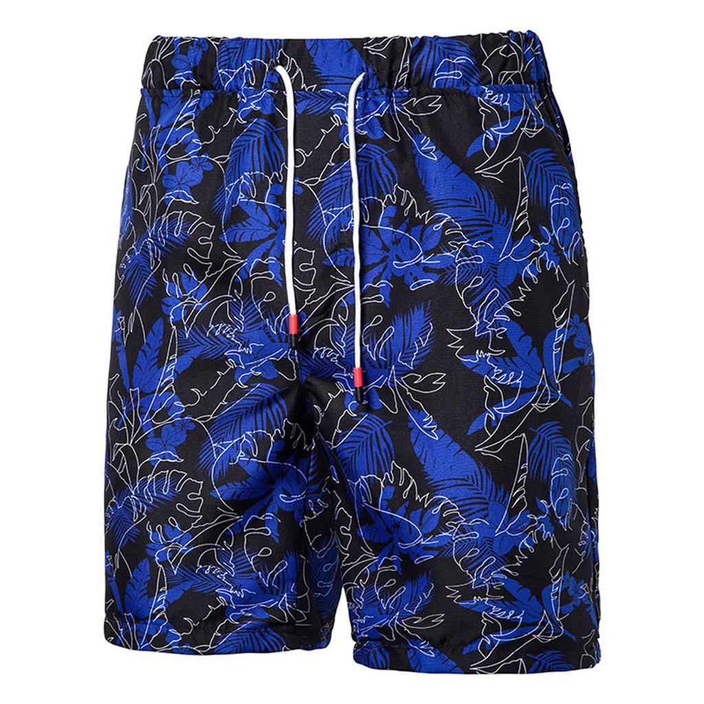 Men's Hawaiian Fashion Holiday Loose Casual Leaves Beach Shorts