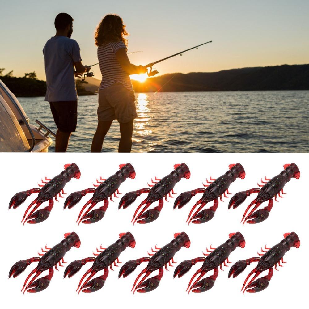 20PCS Soft Fishing Lure 5.5cm Artificial Lure Durable Crawdad Bait  Freshwater Fishing