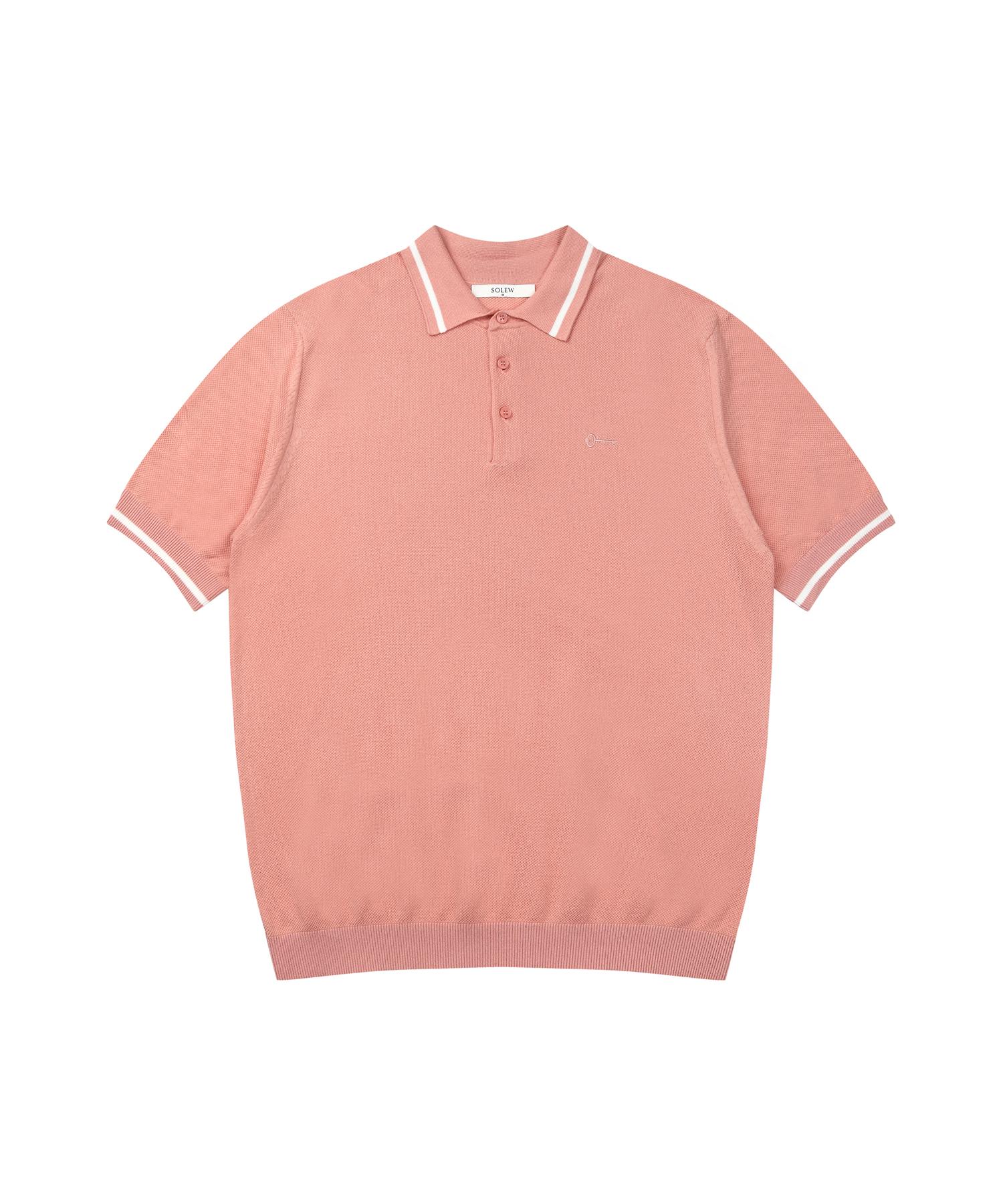Soru Polo Knit_Coral L