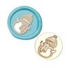 10Pcs Embossed Seal Stamp Head Scrapbooking Stamp Head for Appreciation Card Invitations Envelope Embellishment