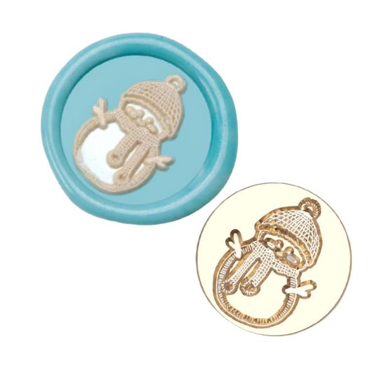 10Pcs Embossed Seal Stamp Head Scrapbooking Stamp Head for Appreciation Card Invitations Envelope Embellishment