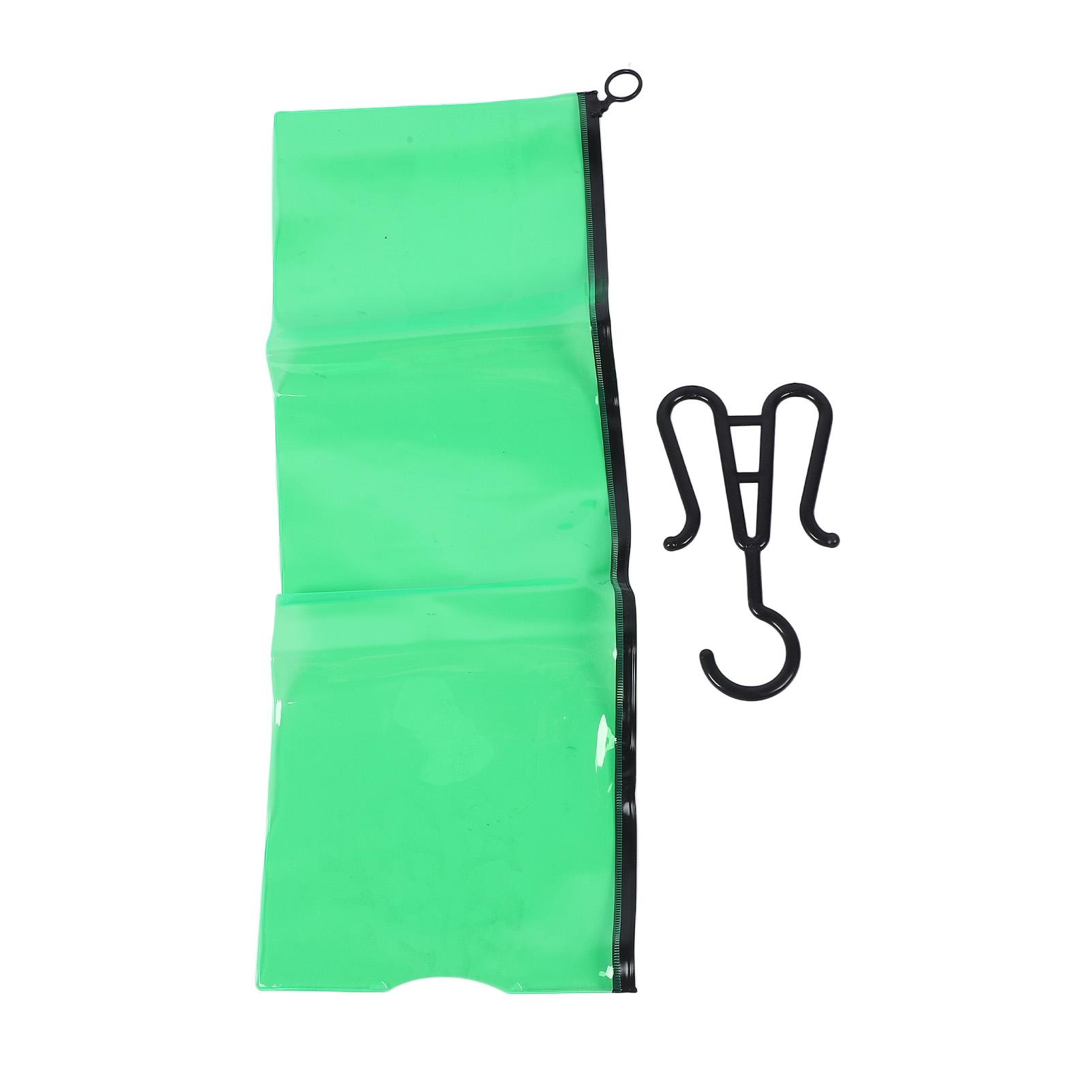 

5pcs Wig Storage Bag Transparent PVC Hair Extension Holder With Hangers for Home Large Size