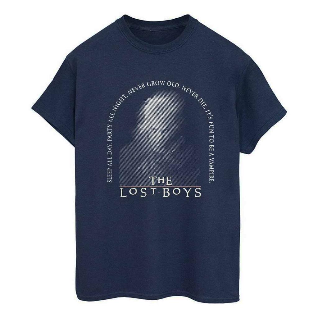 The Lost Boys Womens/Ladies Smudged Portrait Cotton Boyfriend T-Shirt