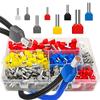 ABBP-Cord Pin End Terminal Dual Boot Lace Wire Ferrules 750Pcs Double Wire Ferrule Kit 8-22 AWG, Twin Ferrules Wire Connector