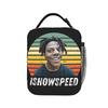 Ishowspeed Retro Sunset Design Insulated Lunch Bags Thermal Bag Reusable,Lunch Container  Leakproof Tote Lunch Box