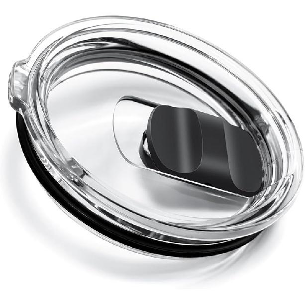 20 oz Tumbler Lid, Replacement Lids Compatible for YETI 20 oz Tumbler, 10/24 oz Mug and 10 oz Lowball, 2 Pack Travel Spill Proof Cup Lids Covers with 30 Ounces