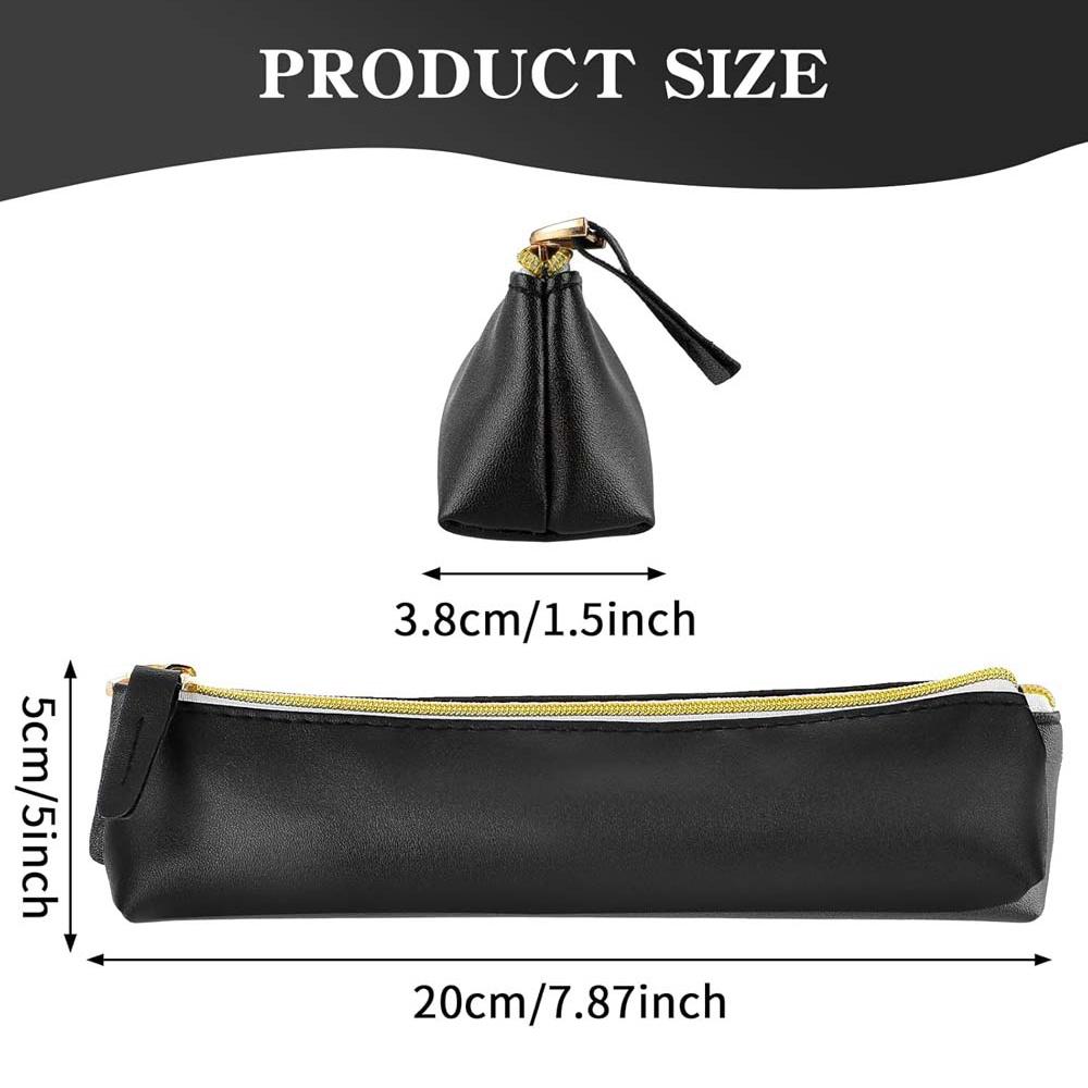 1Pc Pencil Pouch Small With Zipper Cute Office Pouch Bag Stationery Pouch