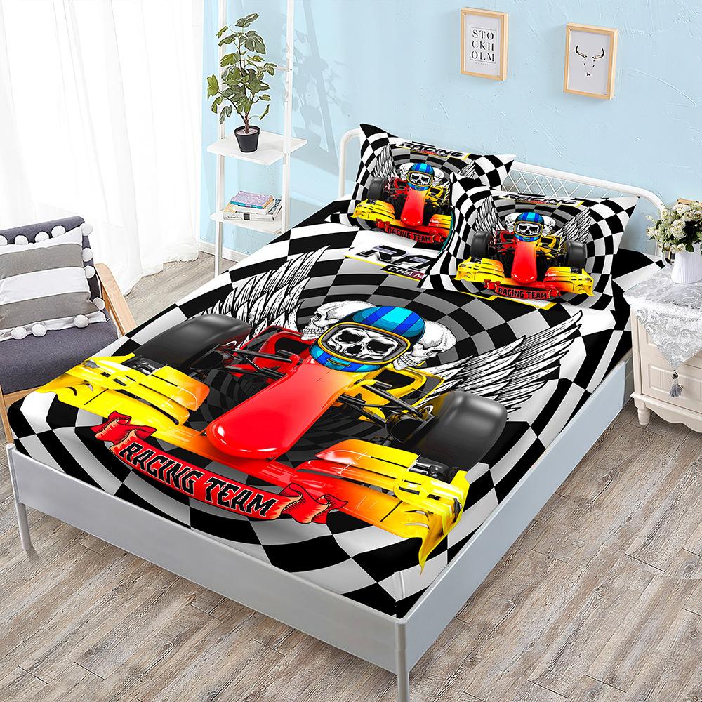 Three-Piece Car Racing Mattress, Mattress Cover, Four-Piece Mattress Protective Cover