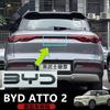 Per BYD Atto 2 Guida a Destra Paraurti Anteriore Logo Nero Emblema Posteriore Adesivo Personalizzato Speciale Auto
