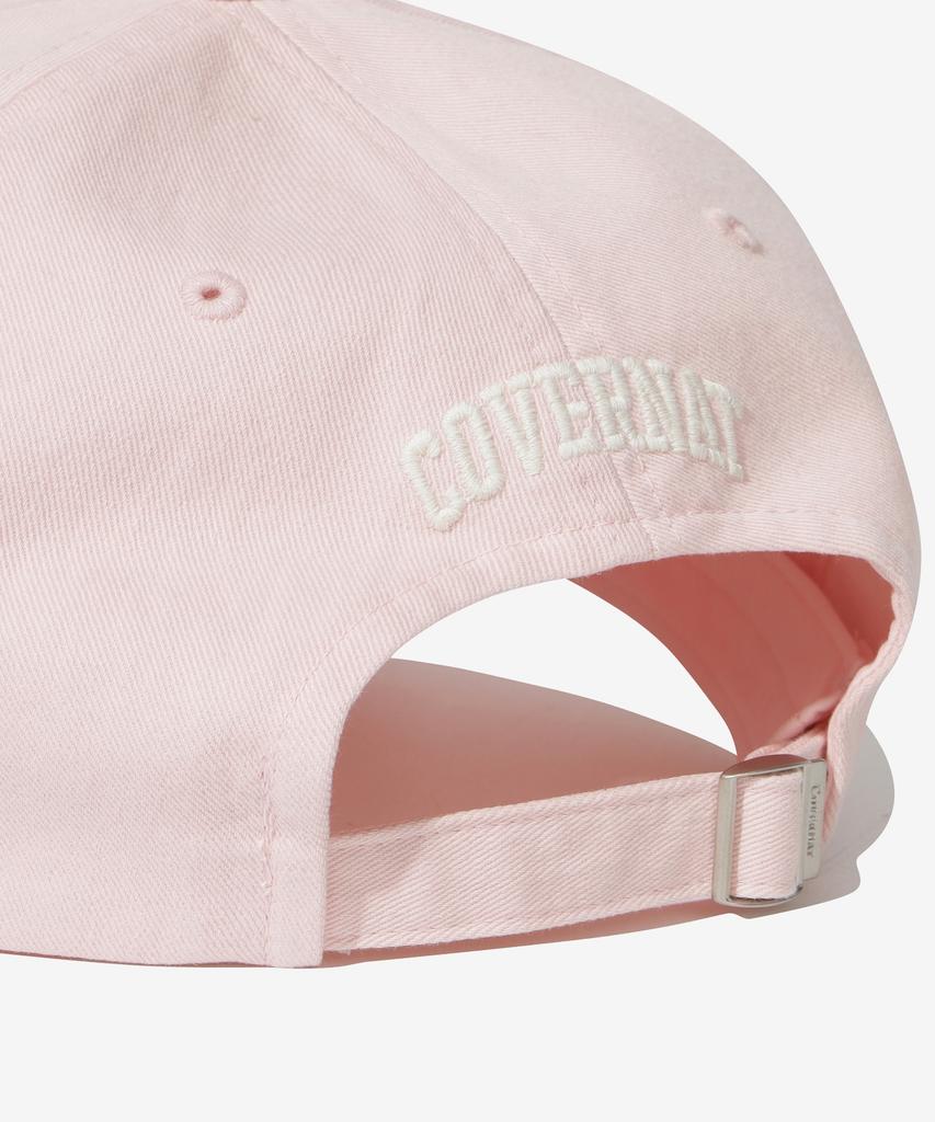 COVERNAT Small C Logo Flat Embroidery Standard Fit Ball Cap Pink