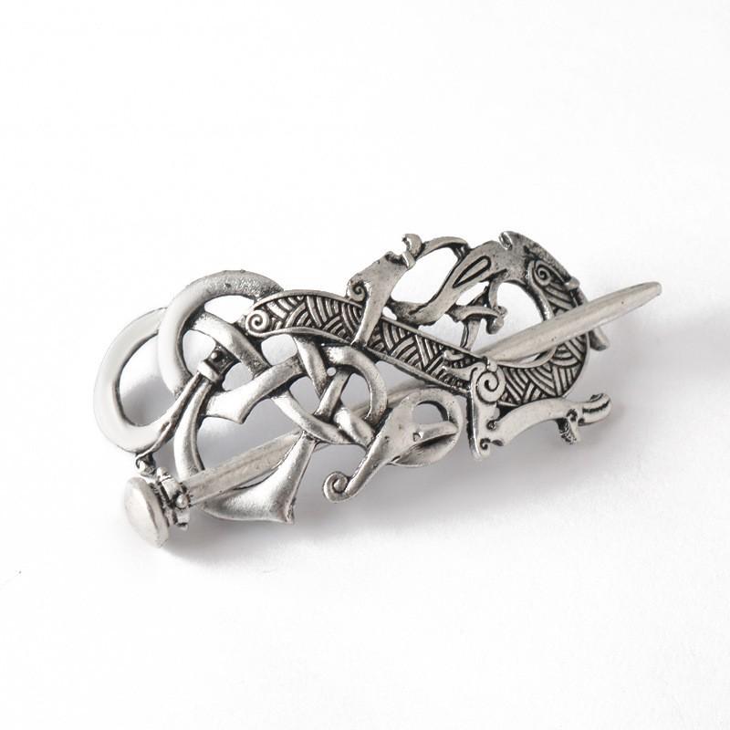 European & American Retro Celtic Knot Hairpin - Metal Crown Updo Clip