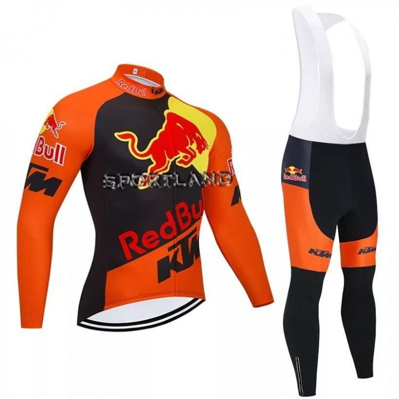 Unisex Long Sleeve Fleece-Lined Cycling Jersey Mountain Road Bikes Wear