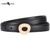 Simple Buckle Thin Belt for Ladies, Fashionable and Versatile Coat and Skirt Decorative Belt