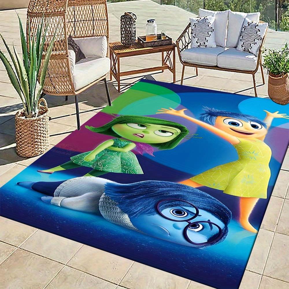 1pc Disgust Joy and Sadness Rug - Non-Slip, Machine Washable Polyester Carpet for Living Room, Bedroom, Bathroom & Laundry - Comfortable Home Decor Ch