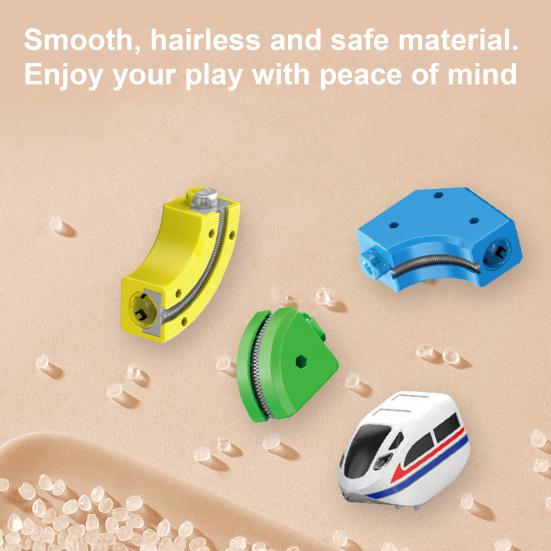 1/2Pcs Electric Train Toy Replacement USB Rechargeable Kids Simulation Locomotive Toy Toddlers Boys Girls Educational Track Train Head Toy