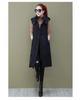Autumn Winter Women's Solid Color Hooded Vest Loose Thickening Warm Women's Sleeveless Jacket