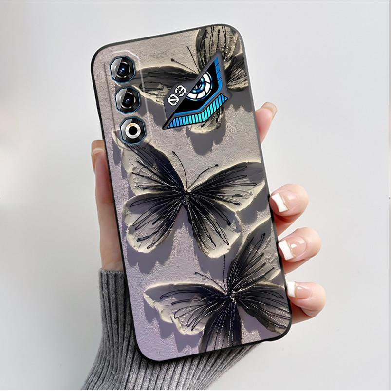 For ZTE Nubia Neo 3 Neo3 GT 5G Case Z2465N Shockproof Silicone TPU Butterfly Flower Back Cover For Nubia Neo 3GT Soft Phone Case
