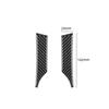 2Pcs For Toyota Tacoma 2016- Carbon Fiber Interior Floor Console Cover Trim