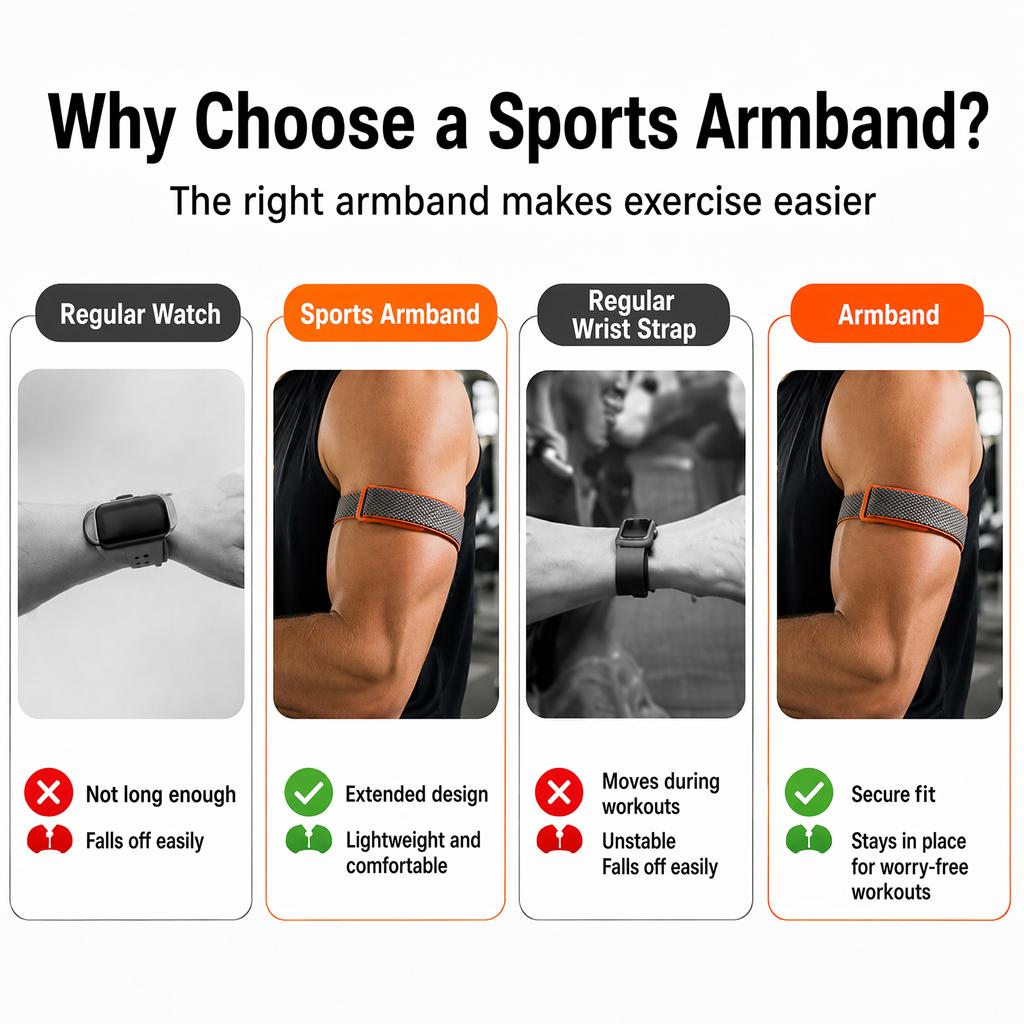 Woven Bicep Band For Google Fitbit Air Circular Armband Adjustable Bicep Band Unisex Sturdy Soft Breathable Band Biceps Band