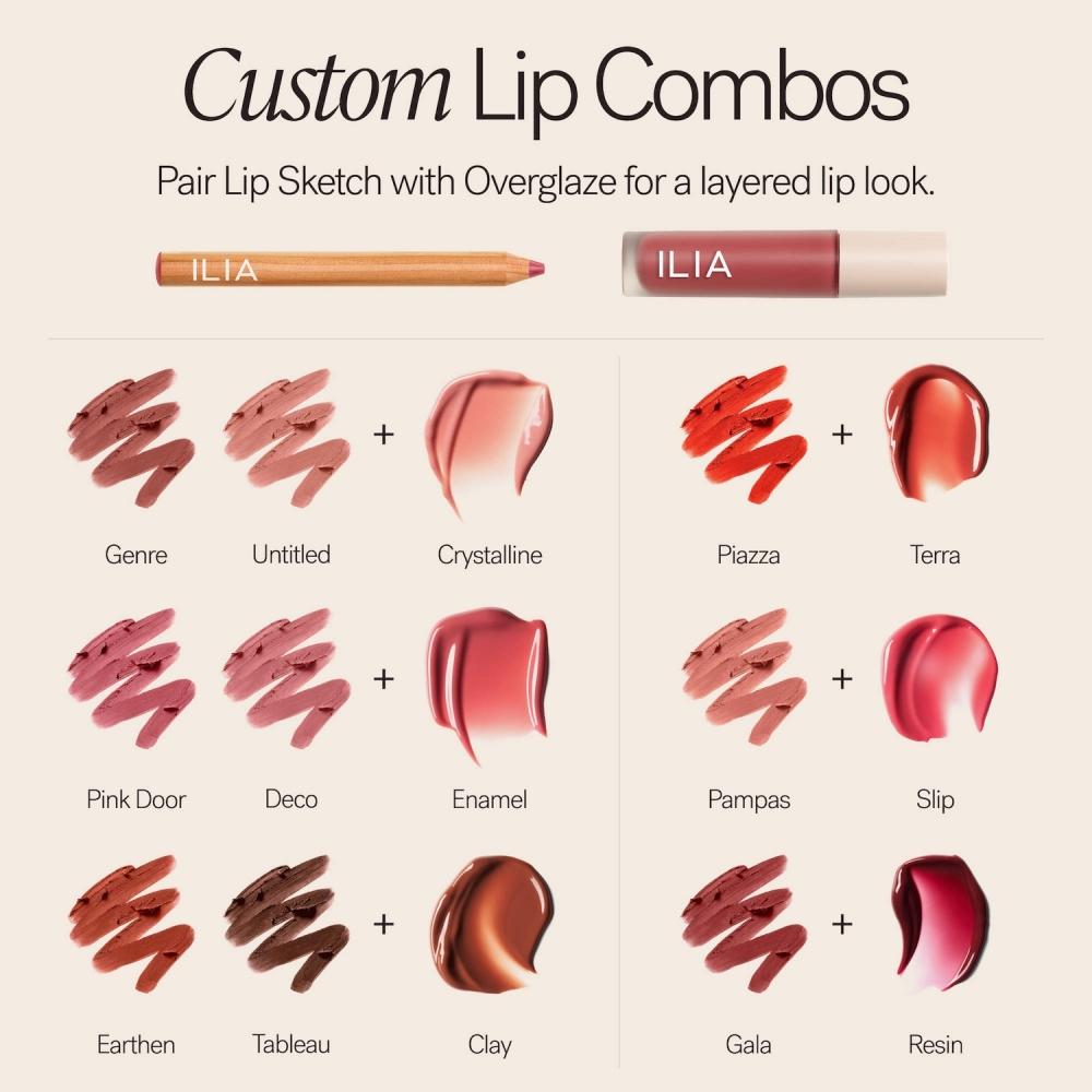 Ilia Glasur Feuchtigkeitsspendender Lipgloss Für 24 Stunden Feuchtigkeit 0,16 fl oz 5 ml Terra Terracotta