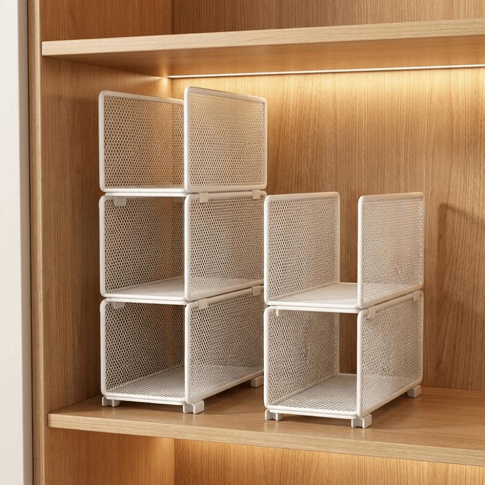 Multi-Layer Plastic Wrap Storage Rack Large Capacity Vertical Storage Rack for Kitchen