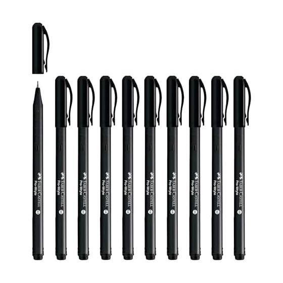 Faber-Castell Oil-Based Ballpoint Pen Pro-Lite 0.5mm Black Set of 10
