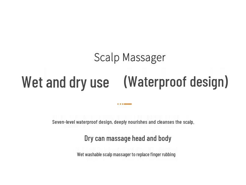 Waterproof Cross-Border Magnetic Charging Dragon Claw Scalp and Pet Head Massager