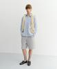 Deonseuteupomaen Logo Sweat Shorts_Unisex_Udpa6B124_Melange Gray