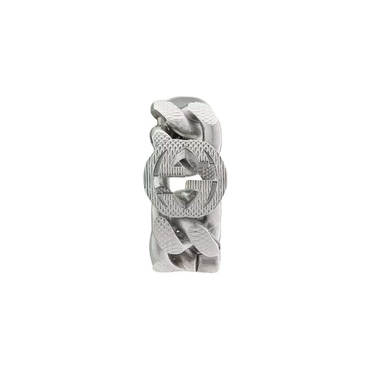 

Gucci Interlocking Double G Metal Earring Women earrings Gray 702525-I4601-0926 Dust Bag+Box (Random Color),F,Silver