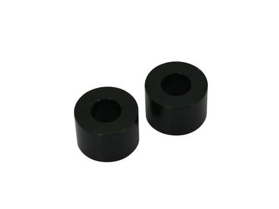 C.F.POSH Aluminum Spacer M10 (3/8 Inch) T15mm Black 2 Pieces