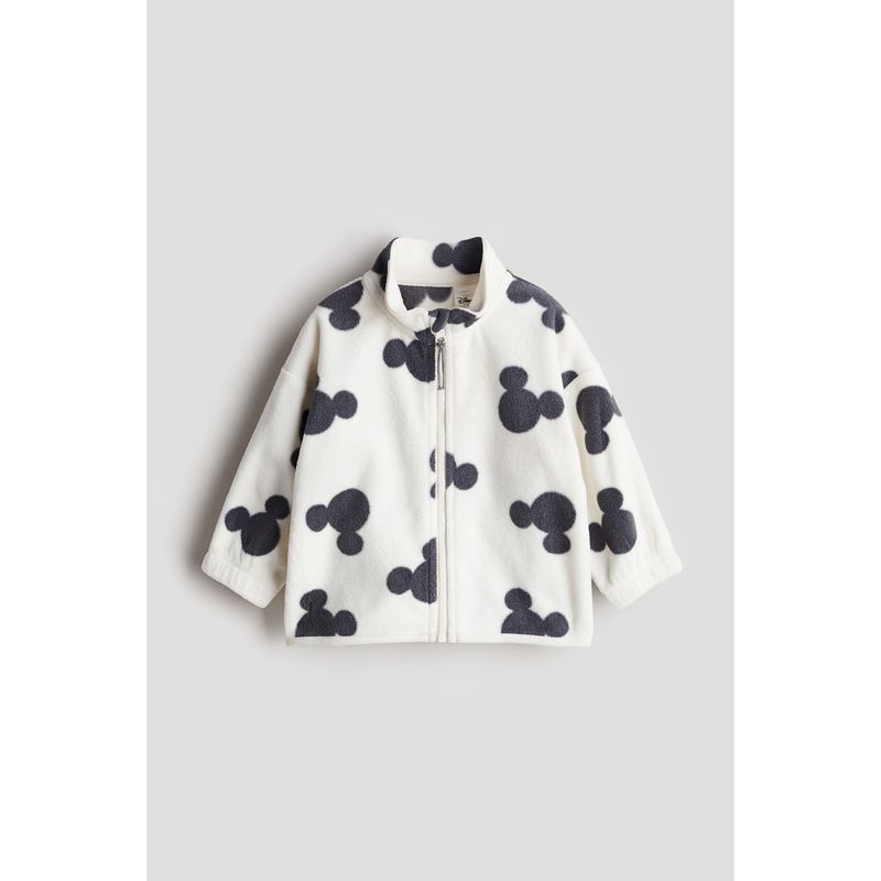 

Детская одежда HM для малышей мальчиков и девочек, верхняя одежда, осень, флис со стойкой, куртка с принтом Диснея 1239728 White/Mickey Mouse 100/56