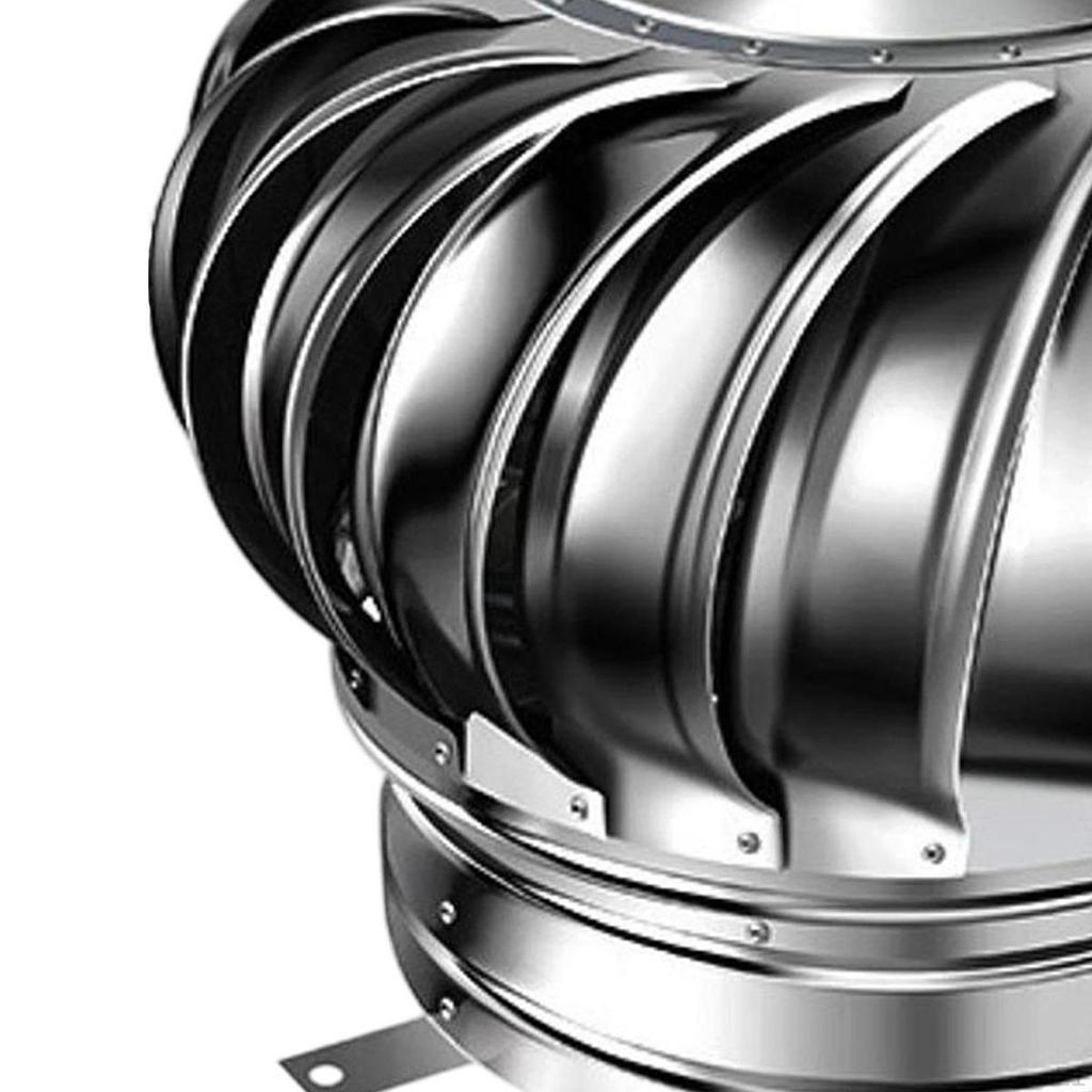 Attic Ventilation System with Stainless Steel Exhaust Cap for Home And Farm