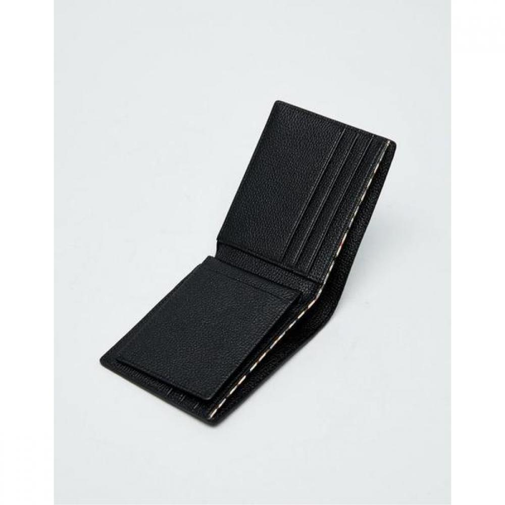 Daks Black Mini Dd Logo Leather Wallet Dbwa2f853