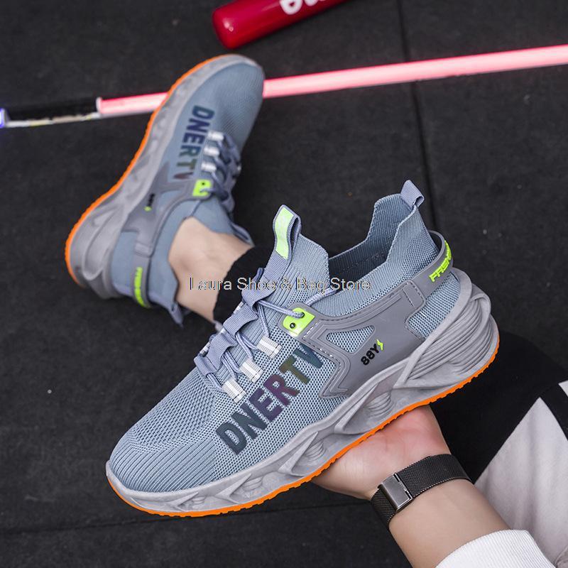 Fashion Mesh Breathable Men Casual Shoes Fashion Low-top Men's Sneaker Daily Sport Shoes Trendy Man Shoes Student Running Shoes Male New